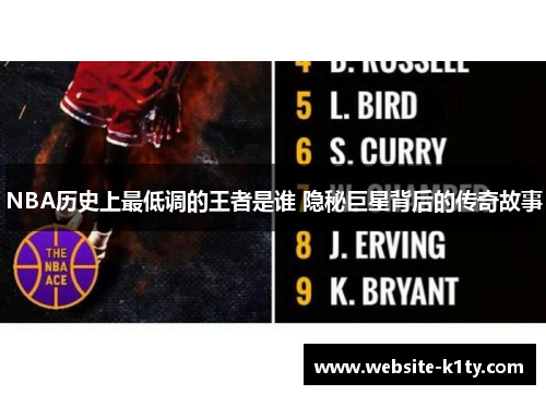 NBA历史上最低调的王者是谁 隐秘巨星背后的传奇故事